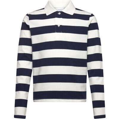 Grunt Grante Stripe Ls Polo Tee 164 Pink 164 Grunt Grante Stripe Ls Polo Tee 164 Pink 164