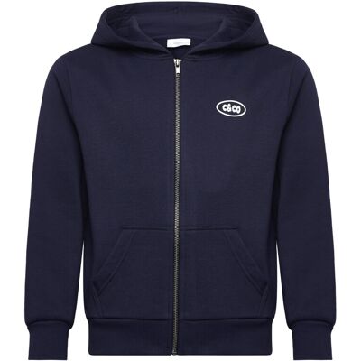 Grunt Grcarlos Zip Cardigan 140 Navy 140 Grunt Grcarlos Zip Cardigan 140 Navy 140