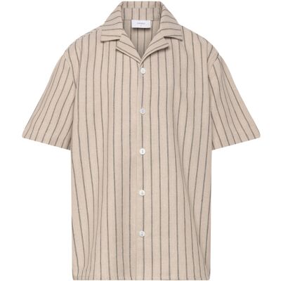 Grunt Grjim Stripe Ss Shirt 164 Cream 164 Grunt Grjim Stripe Ss Shirt 164 Cream 164