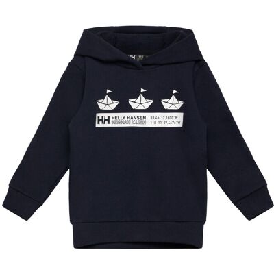 Helly Hansen K Hh Graphic Hoodie 104 Navy 104 Helly Hansen K Hh Graphic Hoodie 104 Navy 104