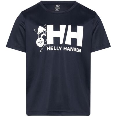 Helly Hansen K Hh Tech Graphic T-Shirt 116 Navy 116 Helly Hansen K Hh Tech Graphic T-Shirt 116 Navy 116