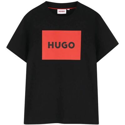 Hugo Kids T-Shirt 138 Black 138 Hugo Kids T-Shirt 138 Black 138
