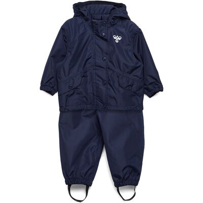 Hummel Hmlreva Rainsuit Mini 98 Blue 98 Hummel Hmlreva Rainsuit Mini 98 Blue 98