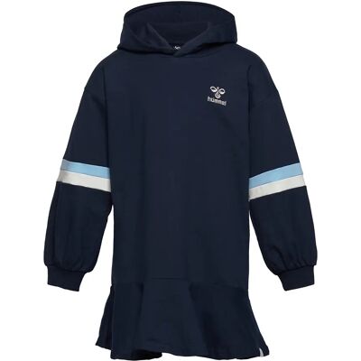 Hummel Hmlbeverly Hoodie Dress 134 Blue 134 Hummel Hmlbeverly Hoodie Dress 134 Blue 134
