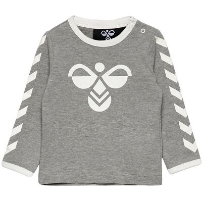 Hummel Hmlflipper T-Shirt L/S 86 Grey 86 Hummel Hmlflipper T-Shirt L/S 86 Grey 86