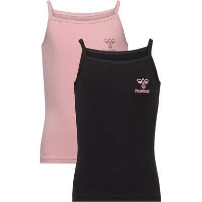 Hummel Hmlcarolina Strap Top 2-Pack 98/104 Pink 98/104 Hummel Hmlcarolina Strap Top 2-Pack 98/104 Pink 98/104