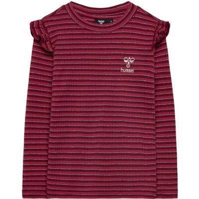 Hummel Hmlmerle T-Shirt L/S 116 Burgundy 116 Hummel Hmlmerle T-Shirt L/S 116 Burgundy 116