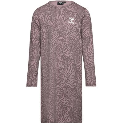 Hummel Hmlcarolina Night Dress L/S 104 Purple 104 Hummel Hmlcarolina Night Dress L/S 104 Purple 104