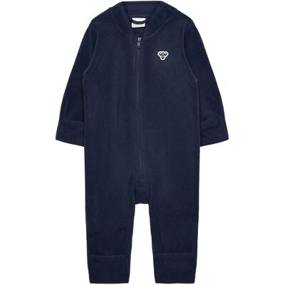 Hummel Hmlmini Fleece Zip Suit Bee 74 Navy 74 Hummel Hmlmini Fleece Zip Suit Bee 74 Navy 74
