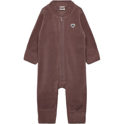 Hummel Hmlmini Fleece Zip Suit Bee 86 Brown 86 Hummel Hmlmini Fleece Zip Suit Bee 86 Brown 86