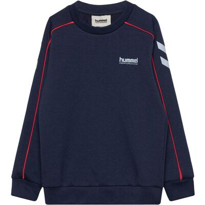 Hummel Hmljr Interlock Crewneck 110/116 Navy 110/116 Hummel Hmljr Interlock Crewneck 110/116 Navy 110/116