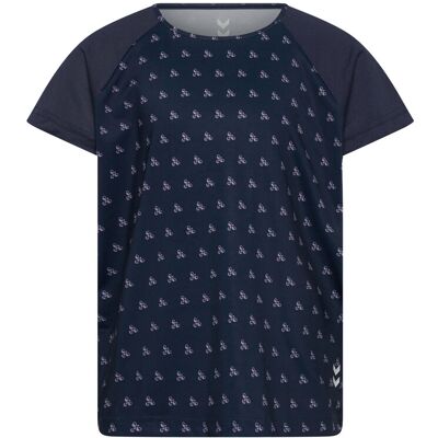 Hummel Hmljr Mix T-Shirt S/S 122/128 Navy 122/128 Hummel Hmljr Mix T-Shirt S/S 122/128 Navy 122/128