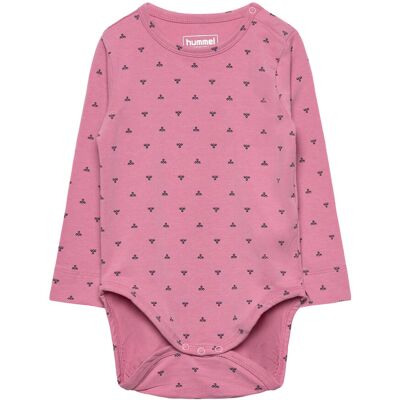 Hummel Hmlmini Bee Aop Body L/S 62 Pink 62 Hummel Hmlmini Bee Aop Body L/S 62 Pink 62