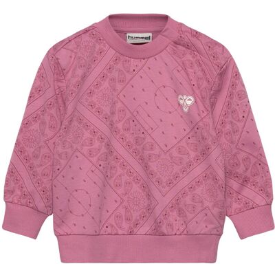 Hummel Hmlmini Loose Paisley Aop Sweatshir 74 Pink 74 Hummel Hmlmini Loose Paisley Aop Sweatshir 74 Pink 74