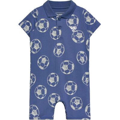 Hummel Hmlmini Reg Polo Bodysuit S/S 98 Blue 98 Hummel Hmlmini Reg Polo Bodysuit S/S 98 Blue 98