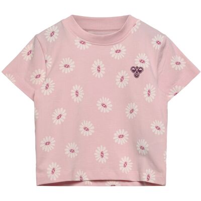 Hummel Hmlmini Loose Flower T-Shirt S/S 98 Pink 98 Hummel Hmlmini Loose Flower T-Shirt S/S 98 Pink 98