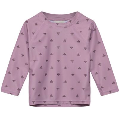 Hummel Hmlmini Bee Aop Swim T-Shirt L/S 98 Pink 98 Hummel Hmlmini Bee Aop Swim T-Shirt L/S 98 Pink 98