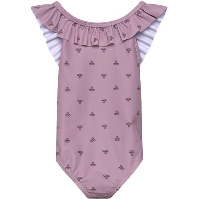 Hummel Hmljr Bee Aop Frill Swimsuit 86 Pink 86 Hummel Hmljr Bee Aop Frill Swimsuit 86 Pink 86