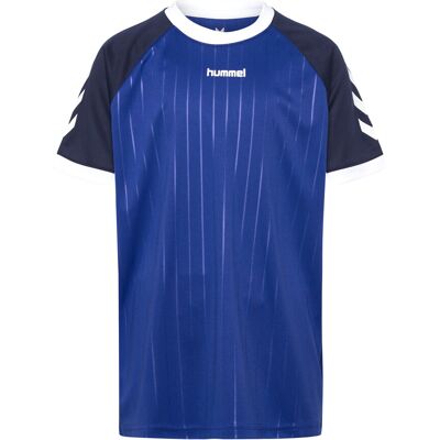 Hummel Hmljr Stripe T-Shirt S/S 134/140 Blue 134/140 Hummel Hmljr Stripe T-Shirt S/S 134/140 Blue 134/140