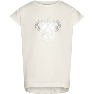 Hummel Hmljr Reg T-Shirt S/L Big Bee 134/140 Cream 134/140 Hummel Hmljr Reg T-Shirt S/L Big Bee 134/140 Cream 134/140