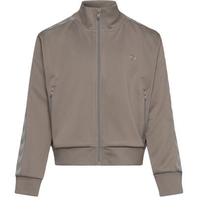 Hummel Hmljr Reg Poly Tape Girl Zip Jacket 110/116 Brown 110/116 Hummel Hmljr Reg Poly Tape Girl Zip Jacket 110/116 Brown 110/116
