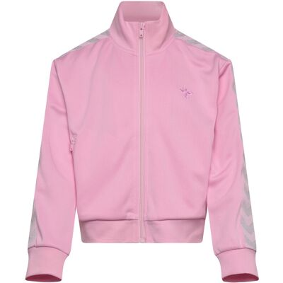 Hummel Hmljr Reg Poly Tape Girl Zip Jacket 146/152 Pink 146/152 Hummel Hmljr Reg Poly Tape Girl Zip Jacket 146/152 Pink 146/152