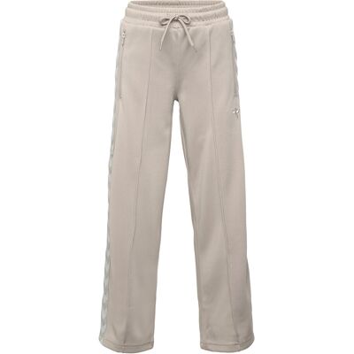 Hummel Hmljr Wide Leg Poly Tape Pants 116 Beige 116 Hummel Hmljr Wide Leg Poly Tape Pants 116 Beige 116