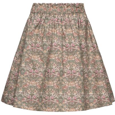 Huttelihut Skirt In Liberty Fabric 98 Green 98 Huttelihut Skirt In Liberty Fabric 98 Green 98