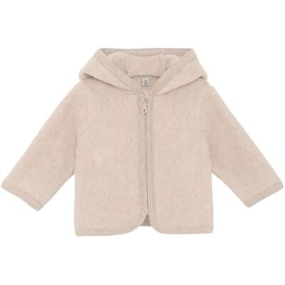 Huttelihut Jacket Ears Cotton Fleece 86 Cream 86 Huttelihut Jacket Ears Cotton Fleece 86 Cream 86