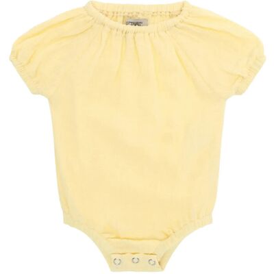 Huttelihut Romper Ss Muslin 56 Cream 56 Huttelihut Romper Ss Muslin 56 Cream 56