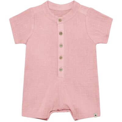 Huttelihut Playsuit Ss Muslin 62 Pink 62 Huttelihut Playsuit Ss Muslin 62 Pink 62