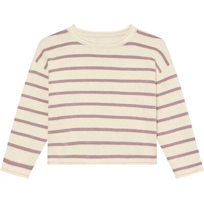 Huttelihut Pullover Knit Yd Stripe 122 Cream 122 Huttelihut Pullover Knit Yd Stripe 122 Cream 122