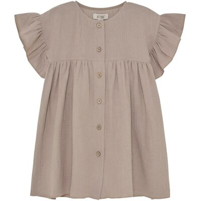 Huttelihut Dress Ss Muslin 104 Beige 104 Huttelihut Dress Ss Muslin 104 Beige 104