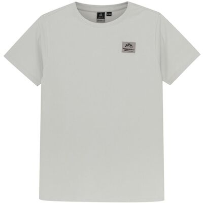 Indian Blue Jeans T-Shirt Badge And Backprint 116 Grey 116 Indian Blue Jeans T-Shirt Badge And Backprint 116 Grey 116
