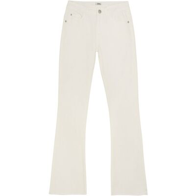 Indian Blue Jeans 2100 Flared Fit Jeans 134 Cream 134 Indian Blue Jeans 2100 Flared Fit Jeans 134 Cream 134
