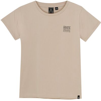 Indian Blue Jeans T-Shirt Backprint 164 Beige 164 Indian Blue Jeans T-Shirt Backprint 164 Beige 164