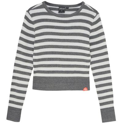 Indian Blue Jeans Knitted Top Metallic 140 Grey 140 Indian Blue Jeans Knitted Top Metallic 140 Grey 140