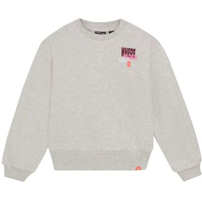 Indian Blue Jeans Sweater Melange 176 Grey 176 Indian Blue Jeans Sweater Melange 176 Grey 176