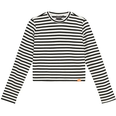 Indian Blue Jeans Longsleeve Stripe 140 White 140 Indian Blue Jeans Longsleeve Stripe 140 White 140