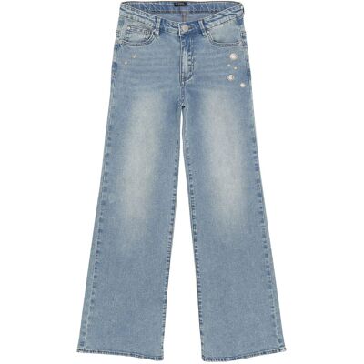 Indian Blue Jeans Wide Fit Eyelets 128 Blue 128 Indian Blue Jeans Wide Fit Eyelets 128 Blue 128