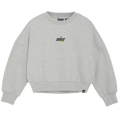 Indian Blue Jeans Sweater Glitterprint 164 Grey 164 Indian Blue Jeans Sweater Glitterprint 164 Grey 164