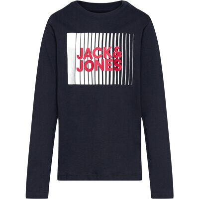 Jack & Jones Jjecorp Logo Tee Play Ls O-Neck Noos Jnr 164 Navy 164 Jack & Jones Jjecorp Logo Tee Play Ls O-Neck Noos Jnr 164 Navy 164