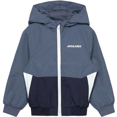 Jack & Jones Jjerush Blocking Hood Bomber Noos Mni 110 Blue 110 Jack & Jones Jjerush Blocking Hood Bomber Noos Mni 110 Blue 110