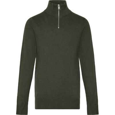 Jack & Jones Jjeemil Knit Half Zip Noos Jnr 140 Khaki 140 Jack & Jones Jjeemil Knit Half Zip Noos Jnr 140 Khaki 140