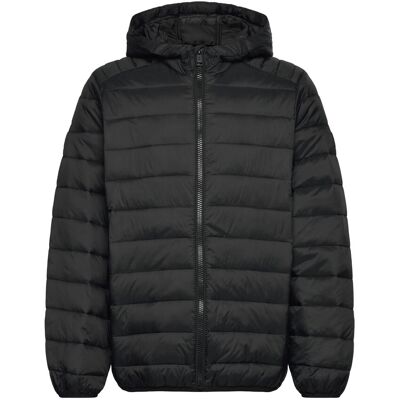 Jack & Jones Jjebradley Light Puffer Hood Jnr 140 Black 140 Jack & Jones Jjebradley Light Puffer Hood Jnr 140 Black 140
