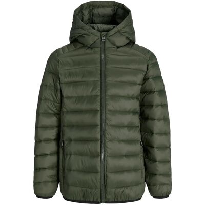 Jack & Jones Jjebradley Light Puffer Hood Jnr 164 Khaki 164 Jack & Jones Jjebradley Light Puffer Hood Jnr 164 Khaki 164