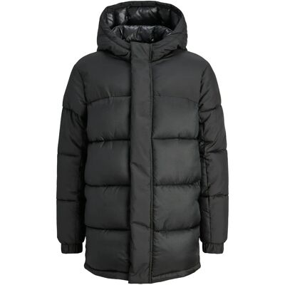 Jack & Jones Jcounion Long Puffer Jacket Jnr 152 Black 152 Jack & Jones Jcounion Long Puffer Jacket Jnr 152 Black 152