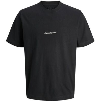 Jack & Jones Jornorrebro Emb Tee Ss Cn Noos Jnr 140 Black 140 Jack & Jones Jornorrebro Emb Tee Ss Cn Noos Jnr 140 Black 140