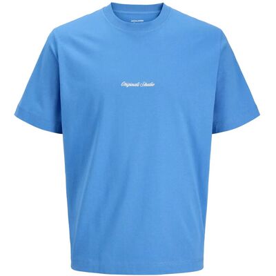 Jack & Jones Jornorrebro Emb Tee Ss Cn Noos Mni 128 Blue 128 Jack & Jones Jornorrebro Emb Tee Ss Cn Noos Mni 128 Blue 128