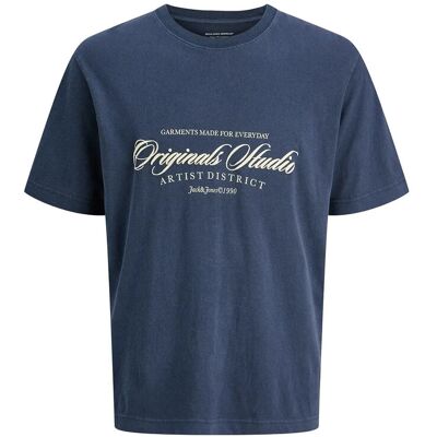 Jack & Jones Jorinwood Wash Tee Ss Crew Neck Jnr 128 Blue 128 Jack & Jones Jorinwood Wash Tee Ss Crew Neck Jnr 128 Blue 128